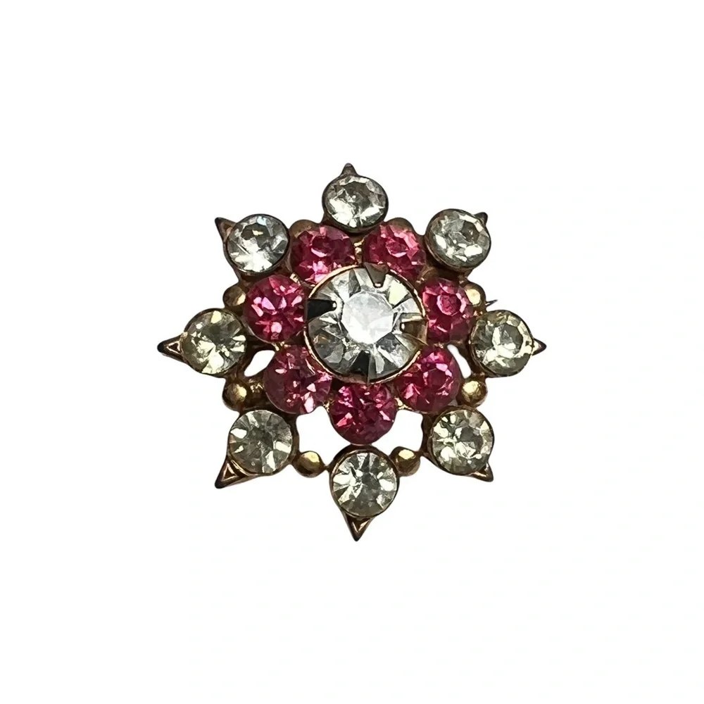 Vintage Crystal Brooch